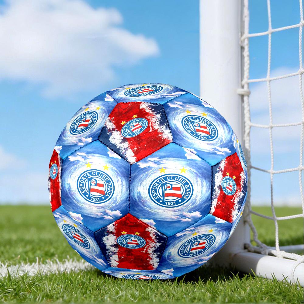 Ba-hia Sports Club Emblem Printed Size 5 Soccer Balls, High-Quality, Anti-Slip, Protective Football, A Unique Gift , Birthdays, Christmas Gifts