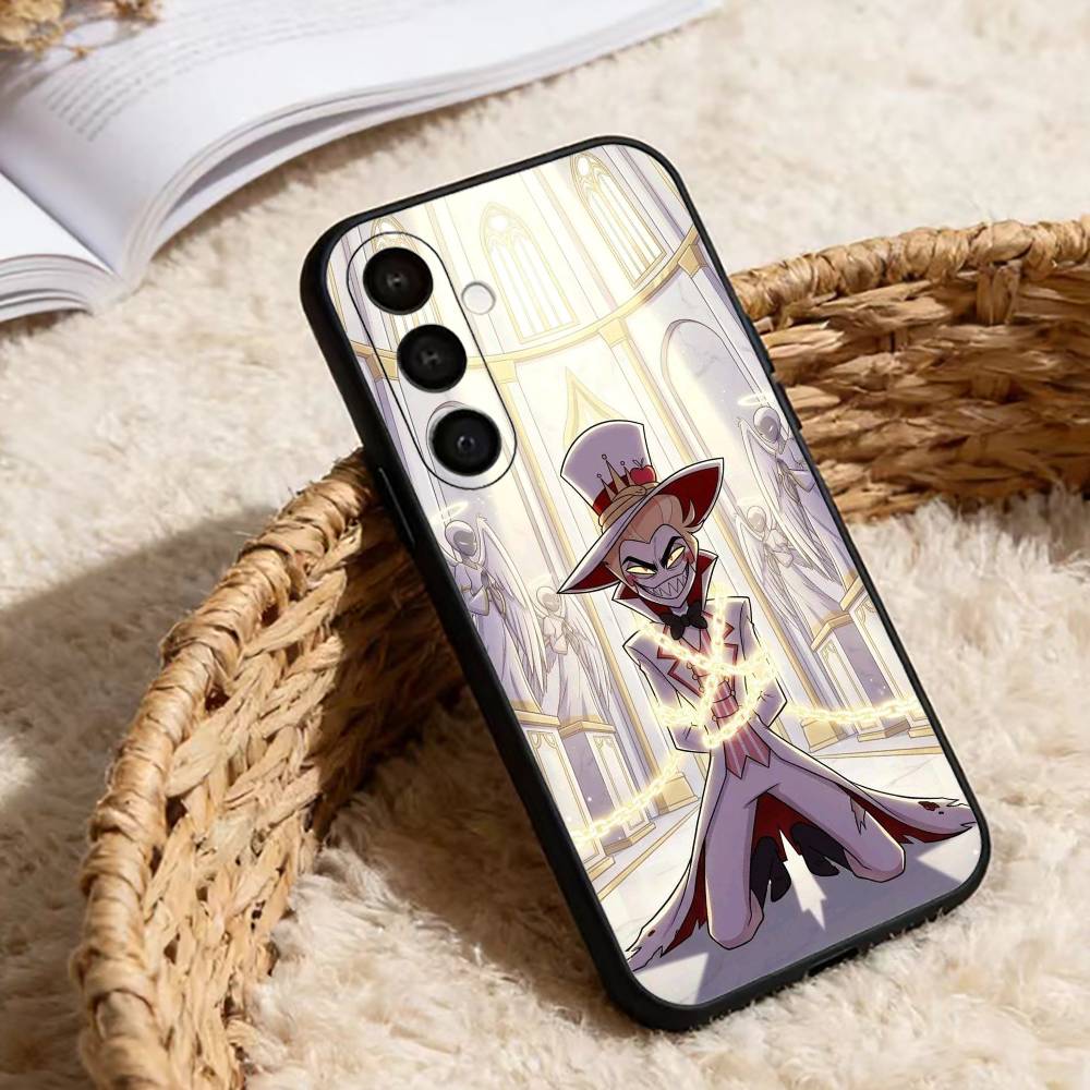 Чехол для телефона H-Hazbin H-Hotel для Samsung Galaxy A91,80,73,72 ,71,53,52,32 ,31,22,21s,20, Мягкий черный чехол