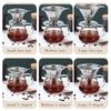 Reusable Coffee Filter Holder Double Layer Stainless Steel Coffee Tea Strainer Coffee Accessories Coffee Making Tool