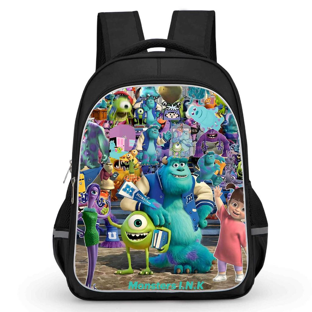 Школьный рюкзак Monsters Power Company Monsters, Inc, многофункциональный, из ткани Оксфорд, легкий, с изображением в высоком разрешении