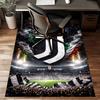 Juventus Printed Area Rug Carpet for Bedroom Living Room Home Decor Rugs Mat Non Slip Mat Rug for Bedside