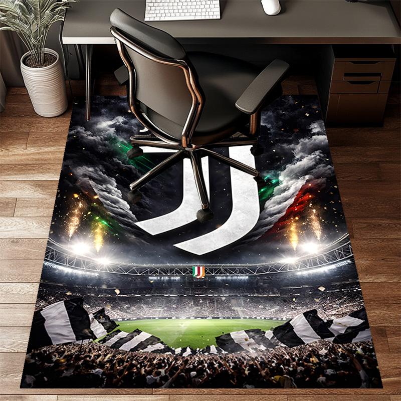 Juventus Printed Area Rug Carpet for Bedroom Living Room Home Decor Rugs Mat Non Slip Mat Rug for Bedside
