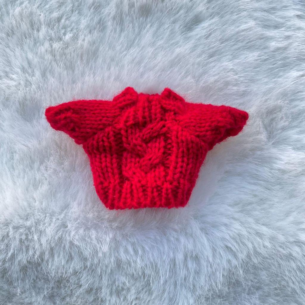 10 см Вест-хайленд-терьер Кукла-младенец Хлопковый Сменный Свитер