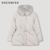  Джемпер на утином пуху с меховым воротником Shs Miss Ssdjpn41040 Cr