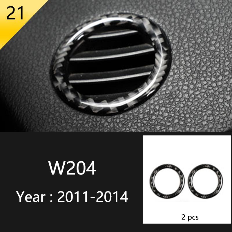 Для Mercedes Benz C Class W204 C180 C200 C260 автомобильная панель окна двери из углеродного волокна полоса защитная отделка наклейка аксессуары