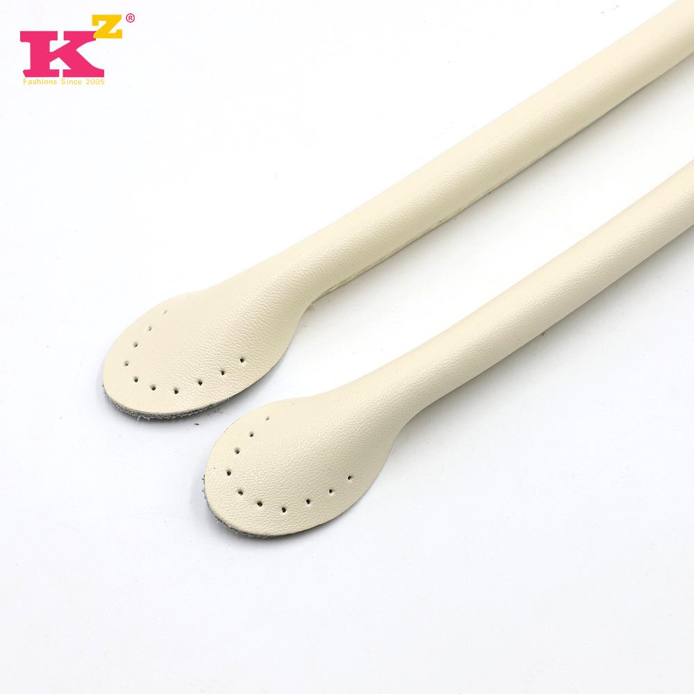 Черная натуральная кожаная ручка для сумки - 50 см, швейные нитки ручной работы из коровьей кожи, аксессуары для сумок своими руками