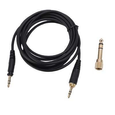 Кабель для наушников, подходит для гарнитуры EAH-DJ1200, стереофонический сменный шнур 3,5 мм на 6,5 мм, длина 2 м