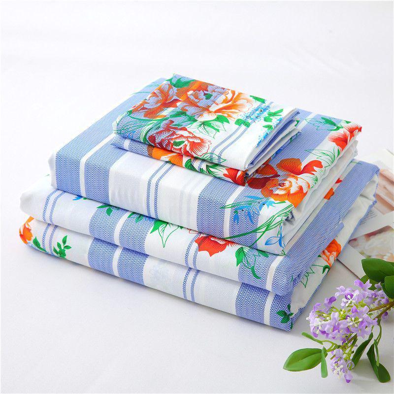 Винтажный комплект постельного белья в шанхайском стиле: пододеяльник и простыня (двойной/односпальный), утолщенный, принт для студенческого общежития, распродажа