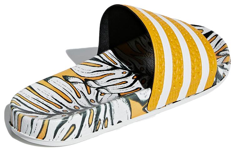 Шлепанцы Adilette The Farm Company x Adilette Wmns Adidas Originals 'Тропический принт' Женские D96682