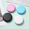 Orthodontic Retainer Storage Case with Mirror, Portable ABS Silicone Box