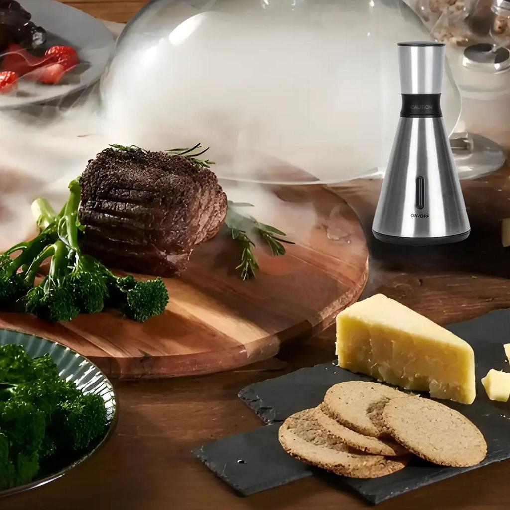 Smoking Gun Food Smoker and Tools Set, Portable Hand-held Smoke Infuser for Cocktails Drinks, Kitchen Accessories