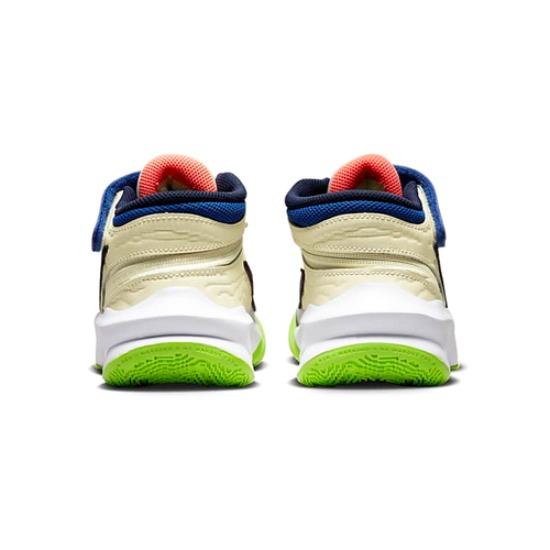 Nike Team Hustle D10 FlyEase Low Белый Мультиколор - FB1395-101