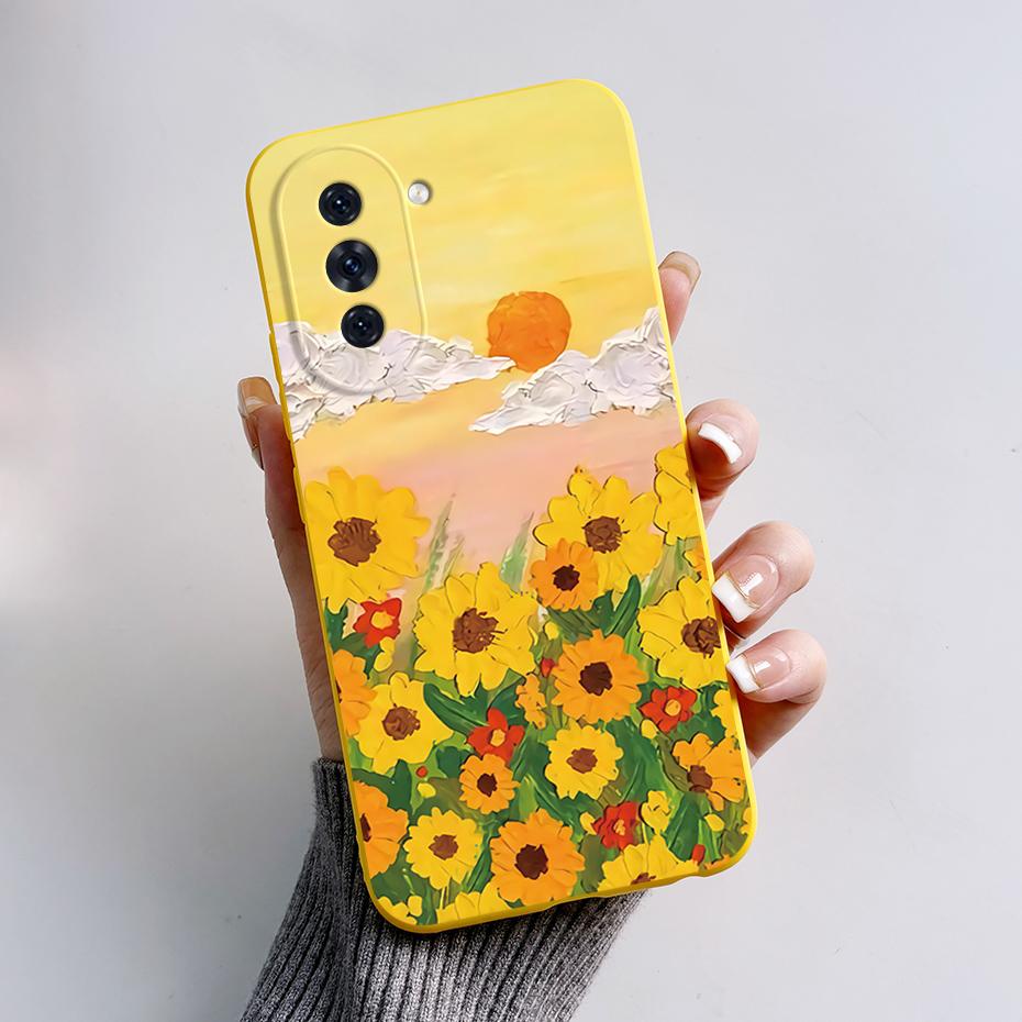 For Huawei Nova 10 Case Soft Silicone Stylish Painted Cover For Huawei Nova 10 Pro Bumper Back Coque Phone Case Nova10 Se Fundas