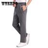 Весенние спортивные брюки для среднего и пожилого возраста, свободные брюки, мужские повседневные брюки с эластичной резинкой на талии