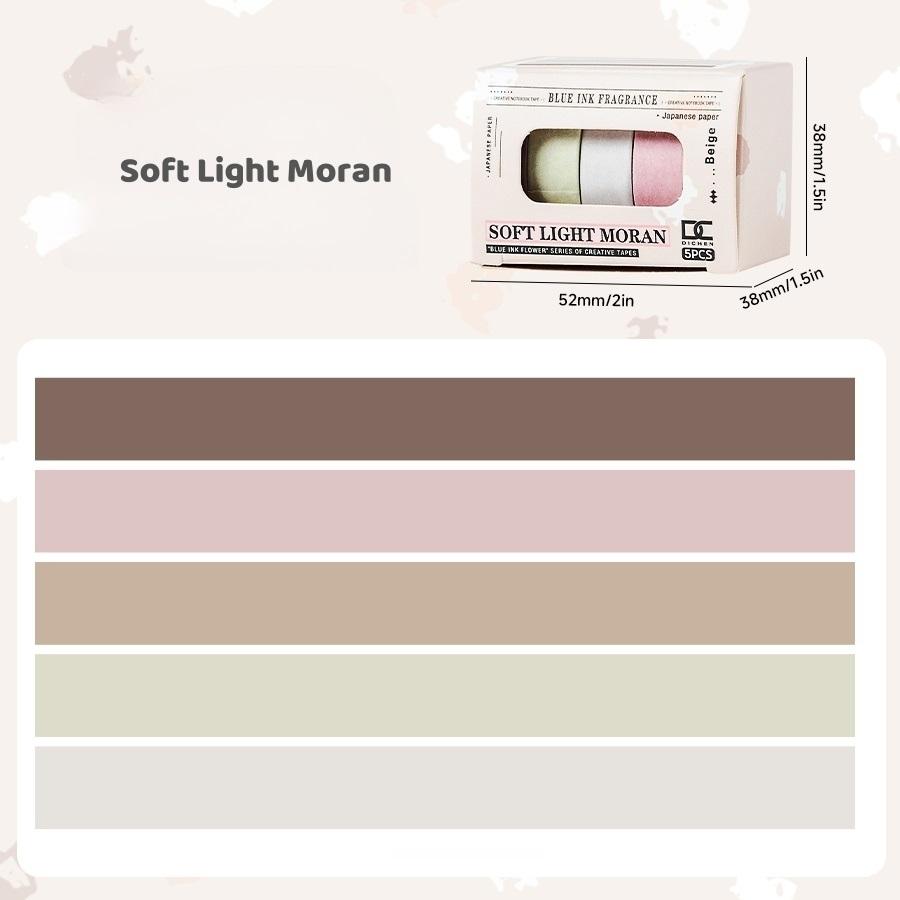 Набор из 5 штук васи-лент с цветами сакуры, мини-набор лент, клейкая маскировочная лента 1 см, декоративные наклейки для дневника, для DIY рукоделия