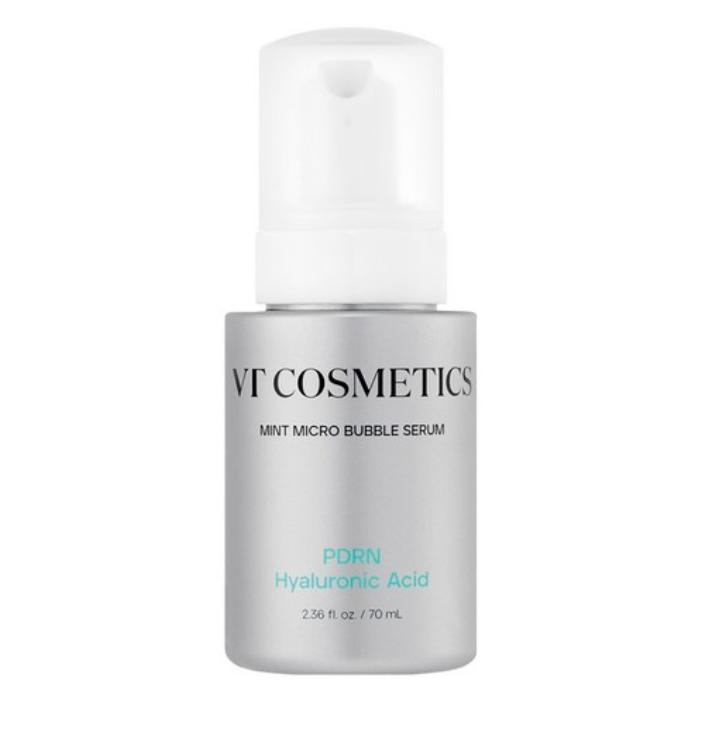 VT PDRN Гиалуроновая Мятная Микропузырьковая Сыворотка – Охлаждающий Увлажняющий Буст
