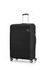 American Tourister LITEVLO Spinner 82/31 Expandable Suitcase, Oversized (Suitable for Travel Over a Week), TSA 132/138L, 82cm, 4.0kg, Black
