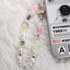 Star Pearl Phone Strap Phone Charms Mobile Lanyard Trendy Pendant Beaded Phone Chain  Jewelry Gift