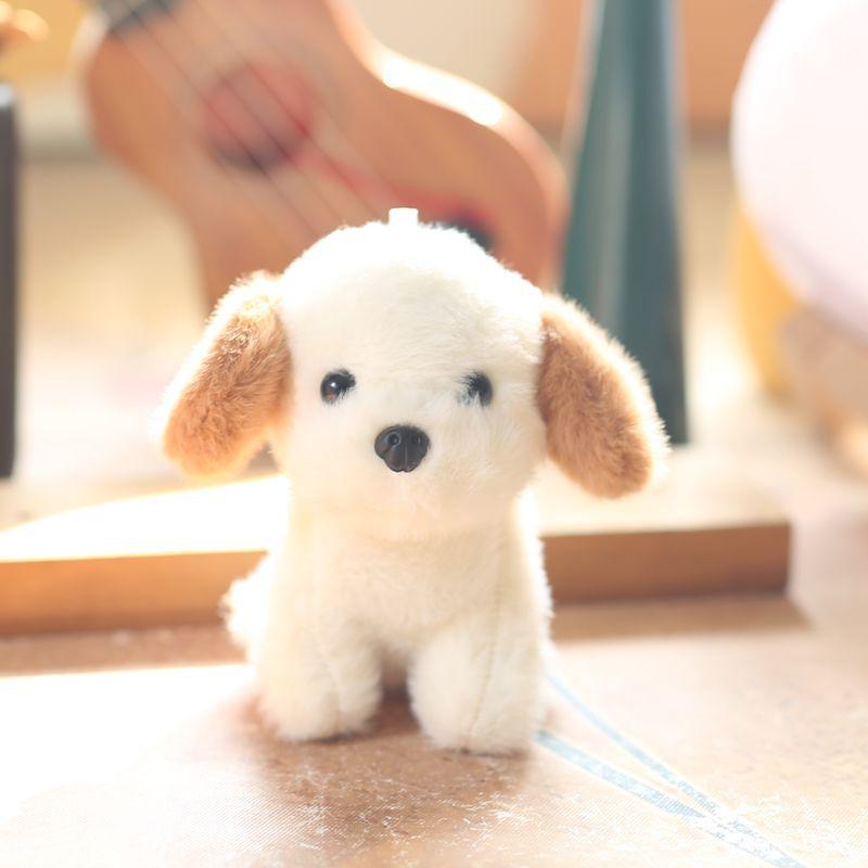 Cute and Cuddly Teddy Dog Pendant Plush Doll Puppy Bag Hanging Decorative Keychain Doll