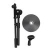 Desk Mic Stand Adjustable Height Angle Weighted Round Base Table Microphone Stand for Meeting