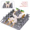 Movie Medieval Elf Chariot Soldiers Army Lotr Action Figures Mini Bricks Assemble Building Blocks MOC DIY Toys for Kid Gifts