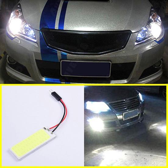 2шт 6W T10 Chip LED COB 36 Внутренняя белая световая панель BA9S Фестонный купольный светильник