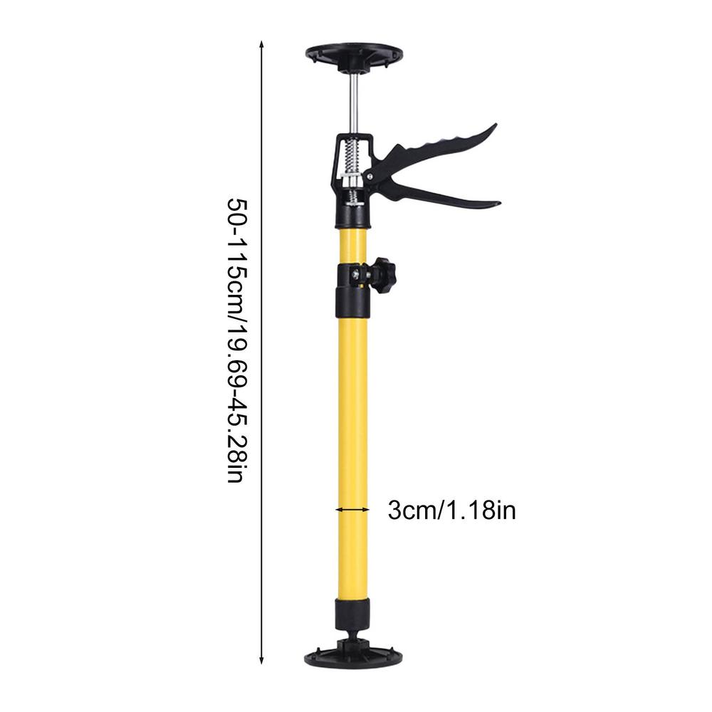 Телескопическая опора для установки шкафа Quick Hand Work Lifter Rod Стальная опора-третья рука Инструмент Для храпового механизма для груза