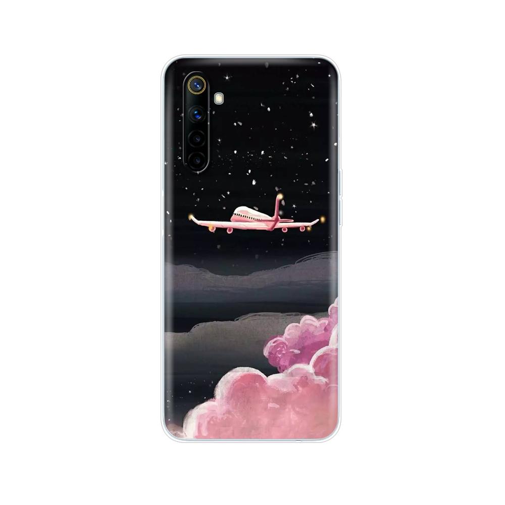 Для Realme 6 Pro 6s силиконовый чехол из мягкого ТПУ на заднюю панель телефона для OPPO Realme6 6Pro Realme6S чехол-бампер полный защитный чехол на 360°
