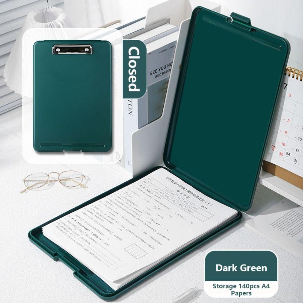 Dual-use File Box 2-in-1 Writing Pad High Quality Memo Clip Board Students