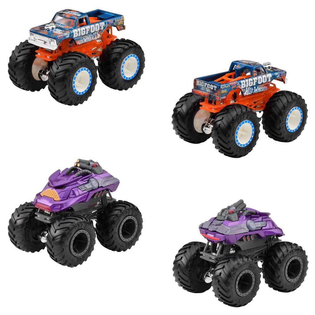 Hot Wheels Monster Truck Ассортимент в коробке из 8 Mini 3 и 164 [Проданные автомобили] [Возраст] 987H-FYJ44