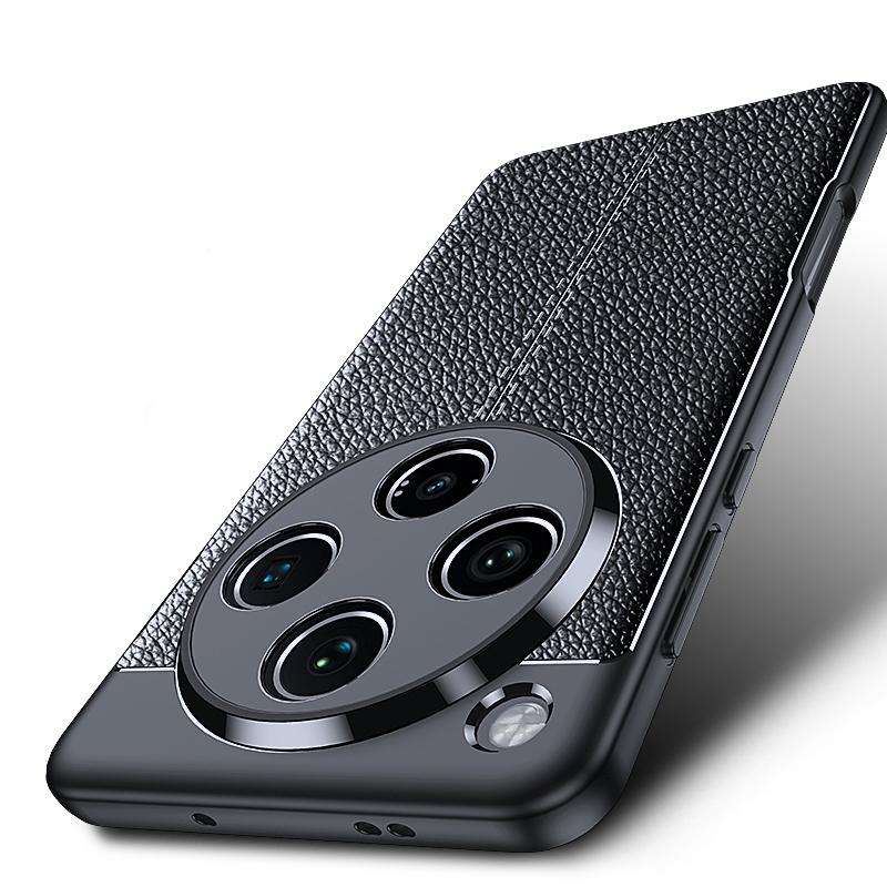 Для OPPO Find X8 Чехол OPPO Find X8 FindX8 X8 Capas Новый противоударный бампер для телефона Мягкий кожаный чехол TPU OPPO Find X8