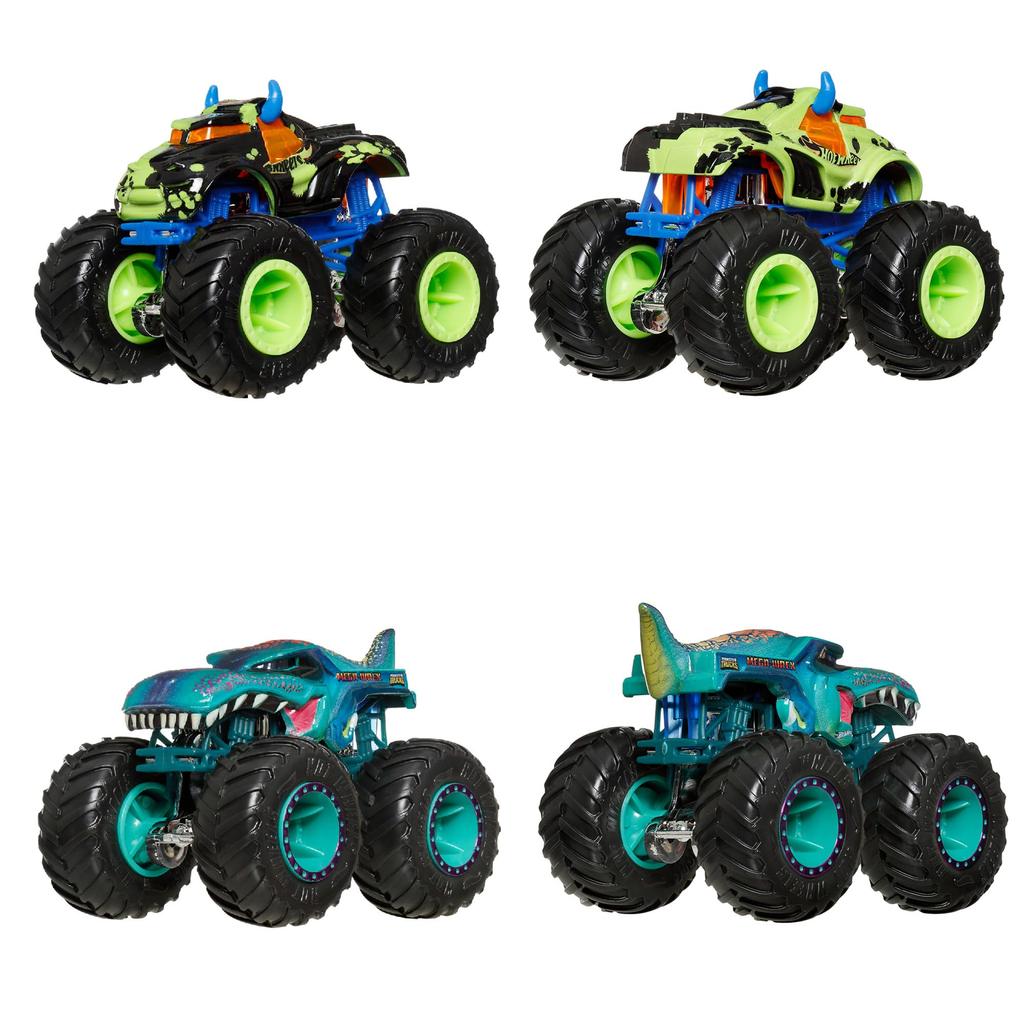 Hot Wheels Monster Truck Assortment Vehicle Toy Mini Car 8 Cars Box Sold for Ages and Up Multi 164 983D-FYJ44