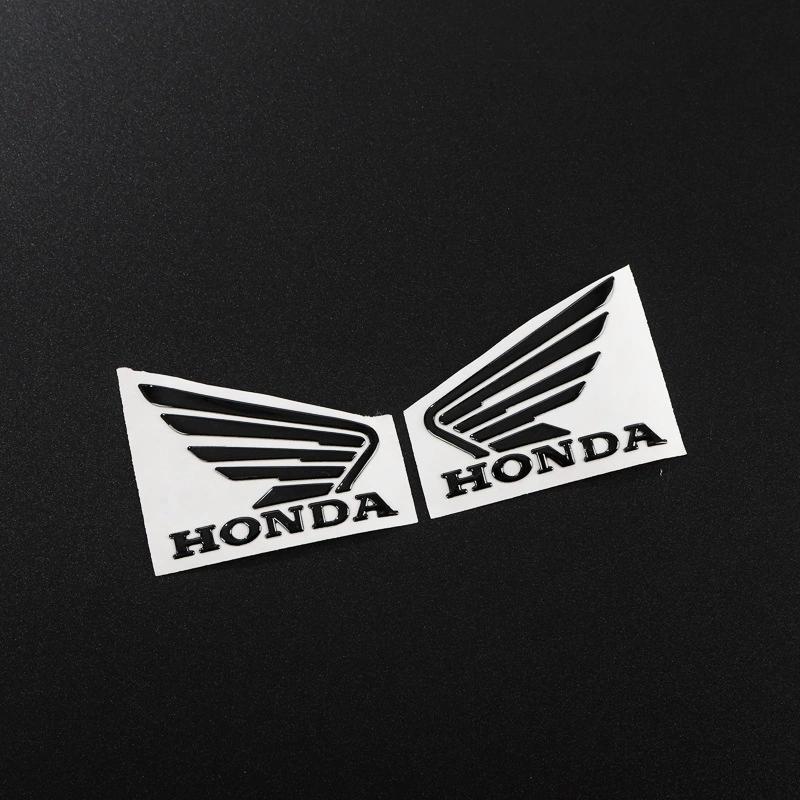 CKU5 Honda Sticker Logo Wing 3D For Motorcycle Decoration motorbike stickers Fuel Tank Body Tail Wing Side Pcx160nss 350pcx 125cbr