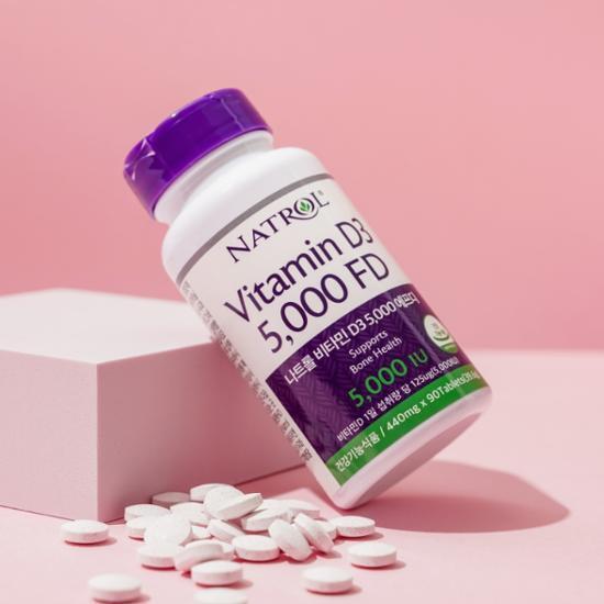 Natrol Vitamin D3 5,000 PD 90 Tablets (3 Month Supply)