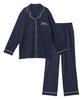 Nissen Pajama and Loungewear Soft Smooth Shirt Size 5L Women's Set, 100% Cotton, Pajamas, Navy,