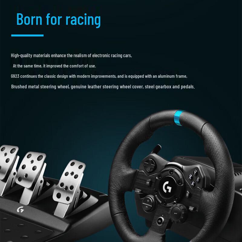 Logitech Игровой руль и педали G923 для ПК