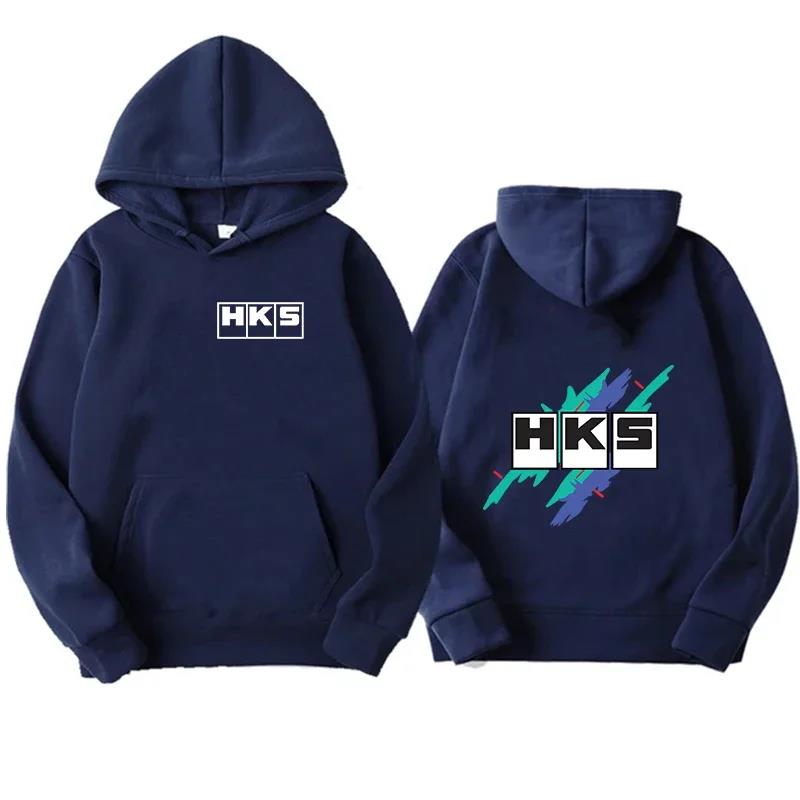 Japanese JDM Improved HKS Endless Car Hoodie Men's and Women's Printed Hoodie Loose Casual Hoodie Neutral Long Sleeve