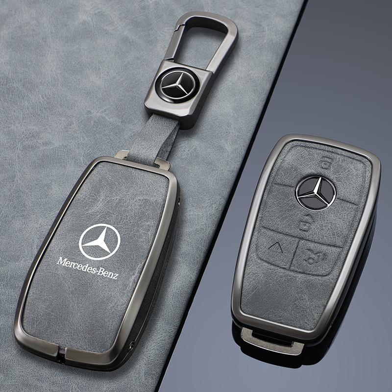 ZJH5 Metal Car Smart Remote Key Fob Cover For Mercedes Benz C A E S Class W204 W205 W206 W212 W213 W176 W177 W223 GLC GLA CLA GLB GLS