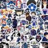 50 Anime Blue Prison Graffiti Stickers Decorate Guitar Suitcase Waterproof DIY Production