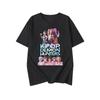 KPop Demon Hunters Fashion Short Sleeve Summer Colorful Printed Versatile Fashion Lightweight Short Sleeve Round Neck T-shirt