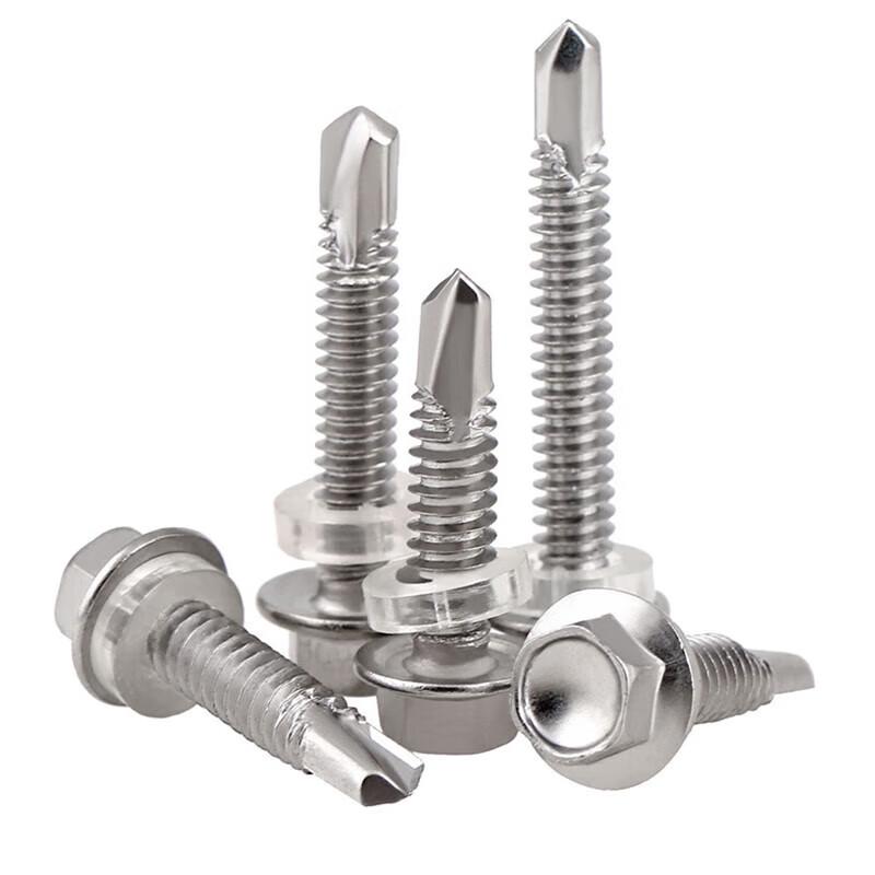 Bairuichen 410 Stainless Steel Hex Head Self-Drilling Screw with Gasket