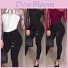 Рукав Женский Длинный Сексуальный Эластичный Bodycon Боди Топы Повседневный Леотард Рубашка Однотонный