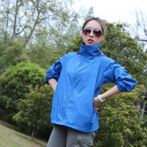 Одежда для защиты от солнца Летняя одежда-скин с капюшоном Мужская и женская одежда для защиты от солнца для занятий спортом на открытом воздухе Водонепроницаемая одежда с солнцезащитным козырьком