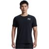 Under Armour HeatGear Облегающая Удобная Стильная Универсальная Футболка с Коротким Рукавом Мужские Топы Черный 6000939-001