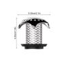 Stainless Steel Hair Catcher Sturdy Construction Bathroom Basin Sink Plug  Bathroom