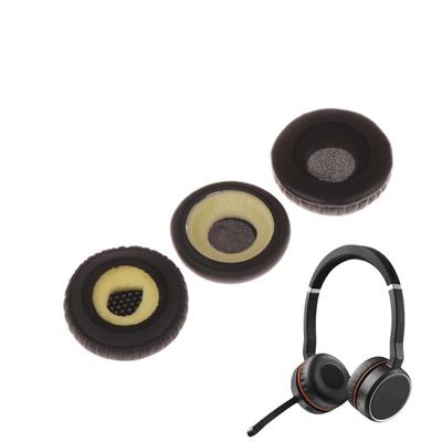2 шт. Профессиональные амбушюры из протеиновой кожи для наушников Jabra Evolve 20 20Se 30 30Ii 40 65 65+ Запасные амбушюры
