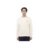 New MLB Base Logo T Shirts Unisex Cream 3ATSB0124-50CRS