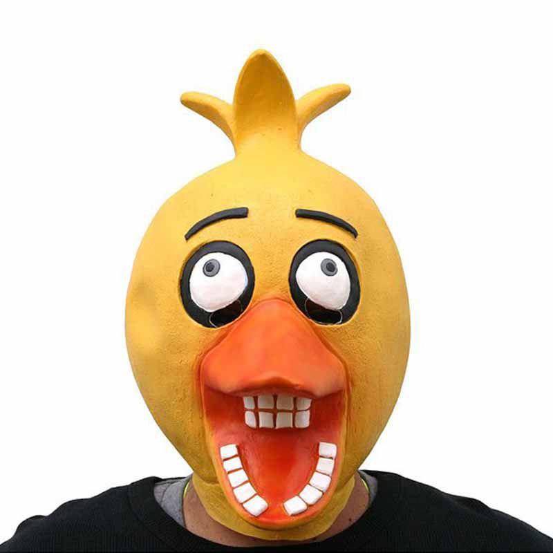 Взрослая латексная маска на голову Five Nights At Freddy's в стиле Фредди Чики Бонни Фокси