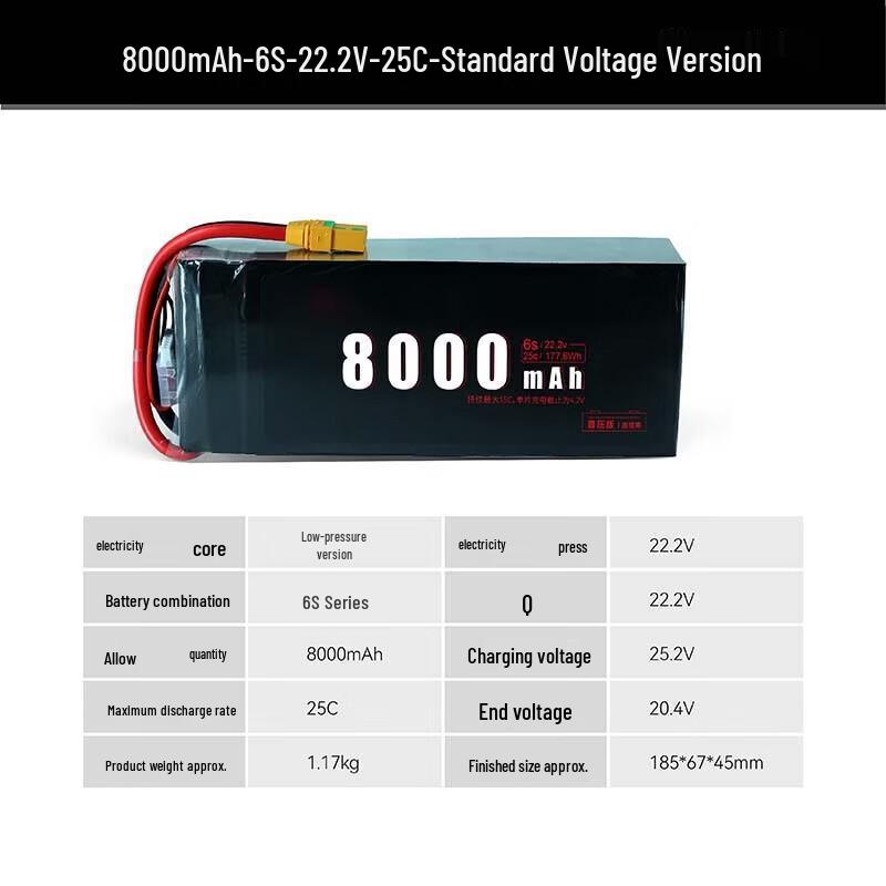 Jiangming Aviation 6S 80Ah Drone Battery