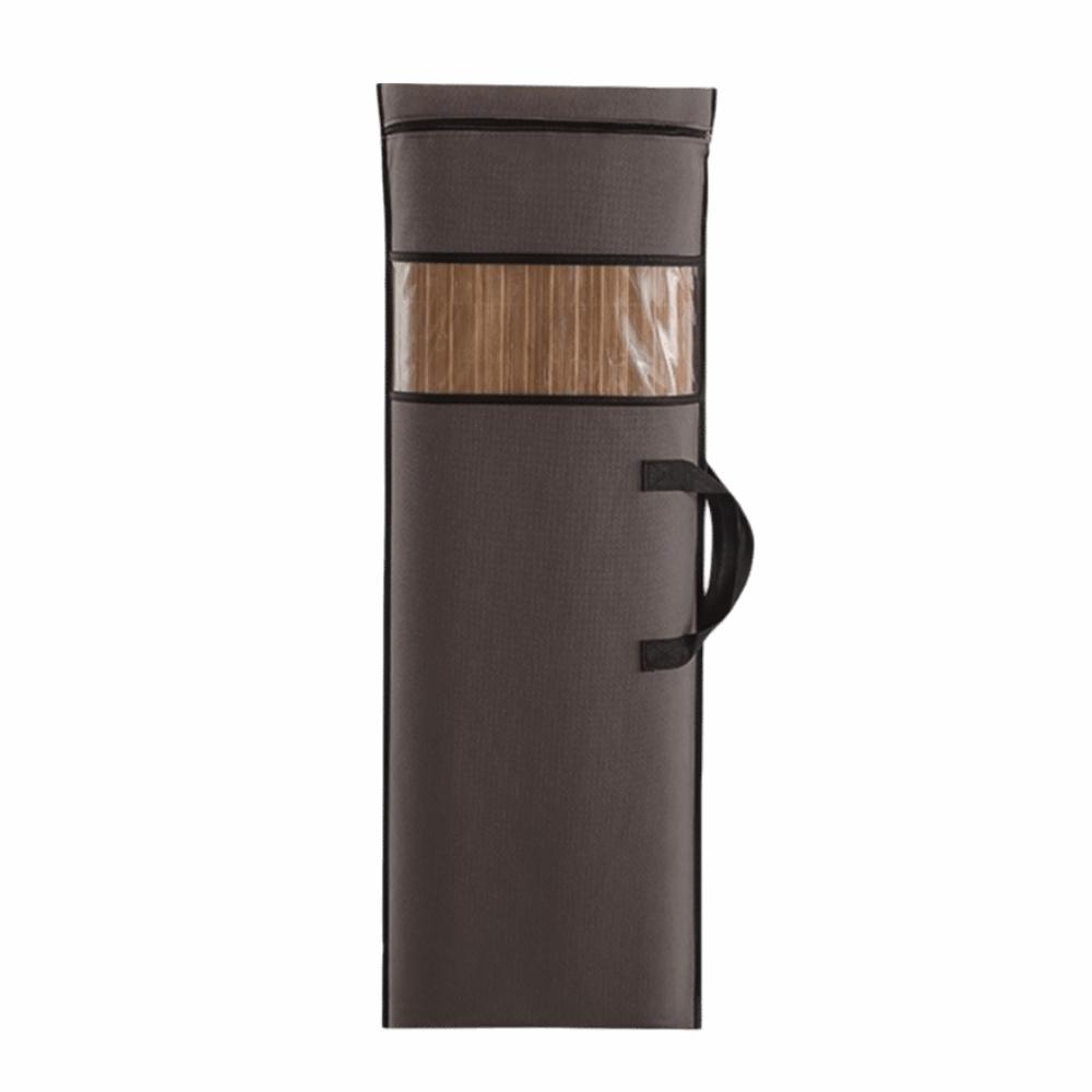 Portable Mat Storage Bag Clear Window Dust-proof Mat Folding Dust Cover Thickened Double Zipper Foldable Storage Container